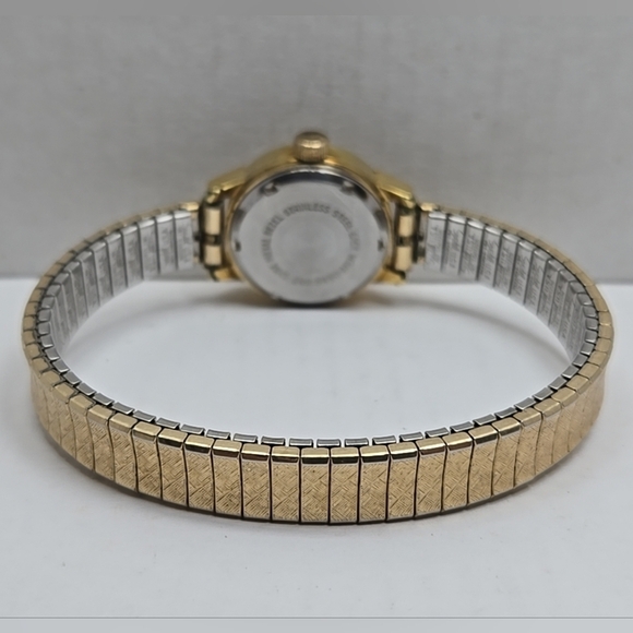 Womens Vintage Benrus Manual Wind Watch 10k R.G.F Stretch Band Runs Unique Retro main image 11